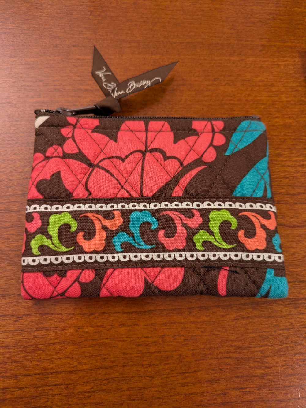 NWOT Vera Bradley Quilted Coin Purse Wallet in Lola